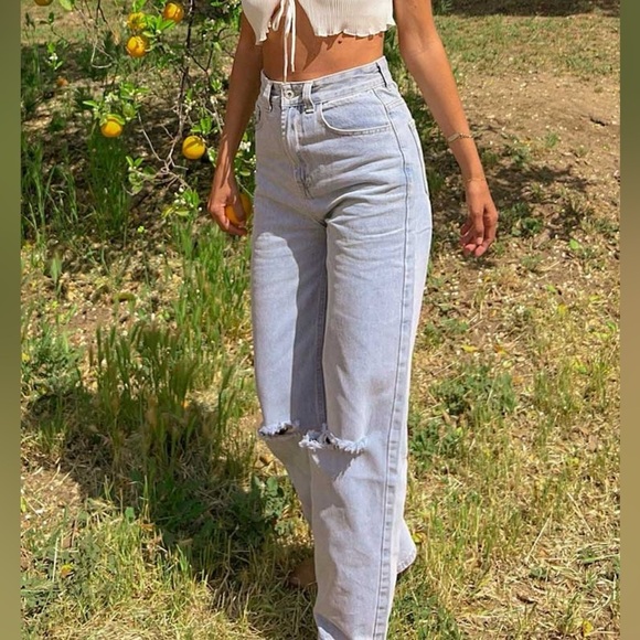 Beginning boutique Robin Wide Leg Jeans Blue - Picture 14 of 16